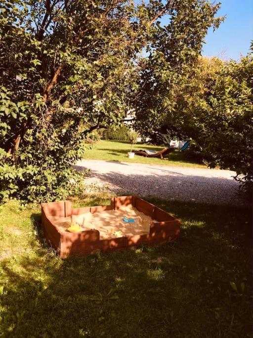 Charmantes Garten-Apartment: Erholung Im Chiemgau Unterwoessen Luaran gambar