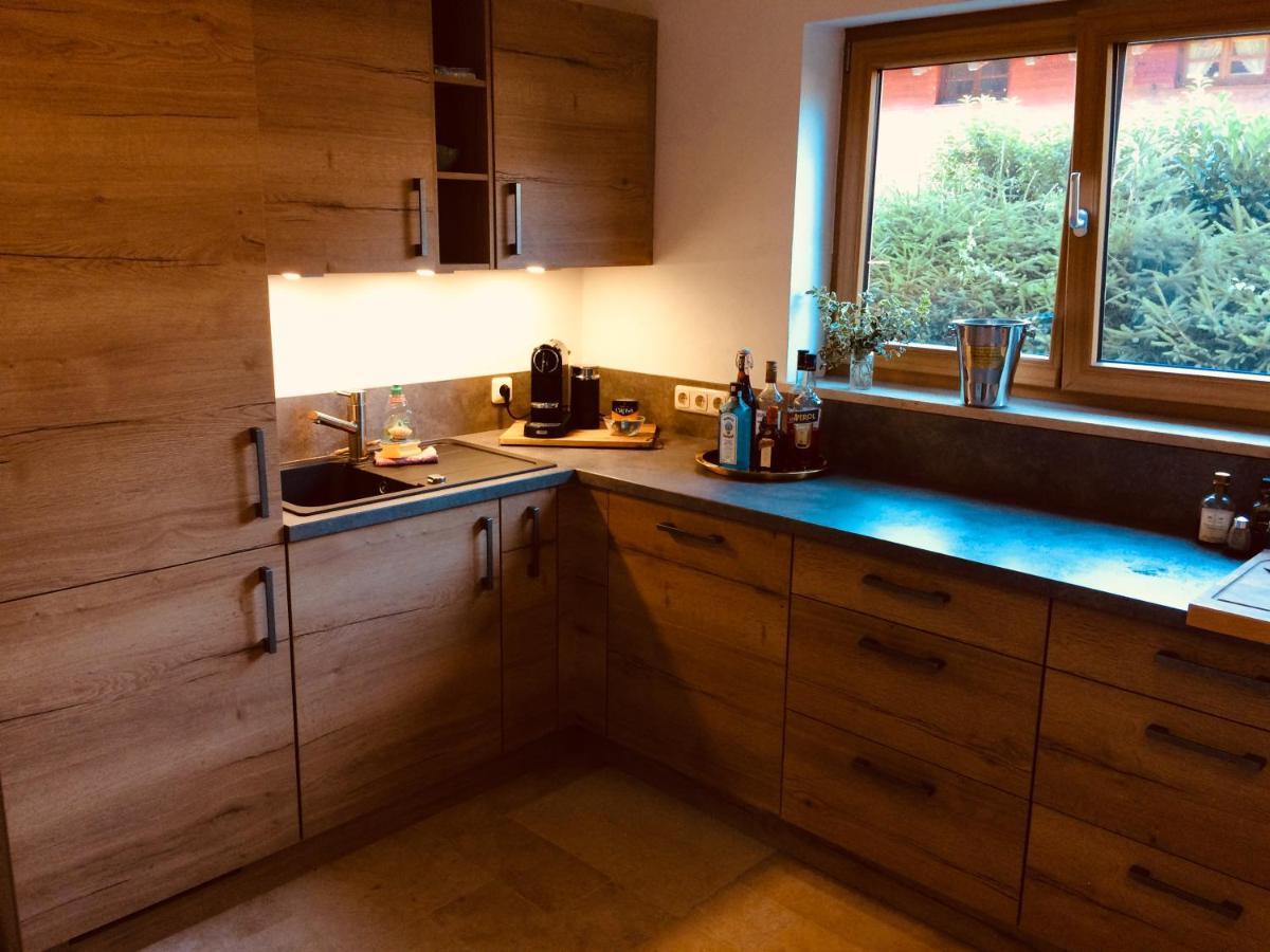 Charmantes Garten-Apartment: Erholung Im Chiemgau Unterwoessen Luaran gambar