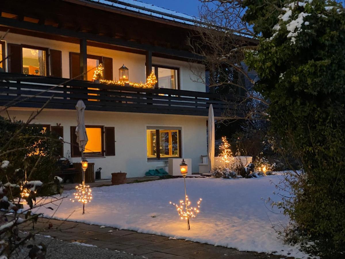 Charmantes Garten-Apartment: Erholung Im Chiemgau Unterwoessen Luaran gambar