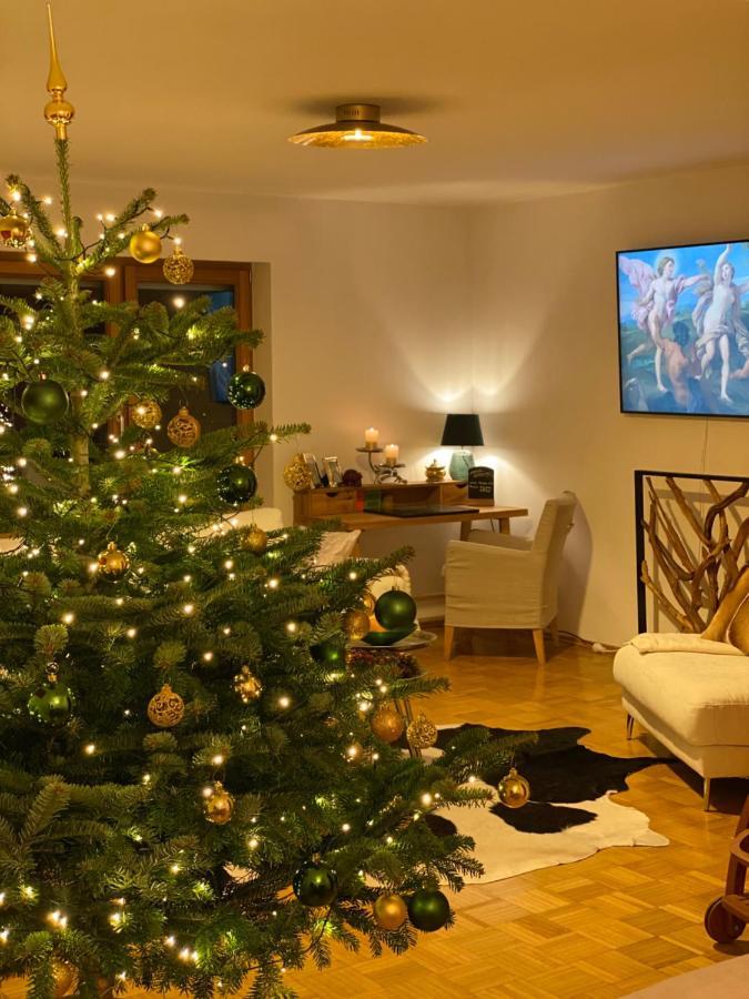 Charmantes Garten-Apartment: Erholung Im Chiemgau Unterwoessen Luaran gambar